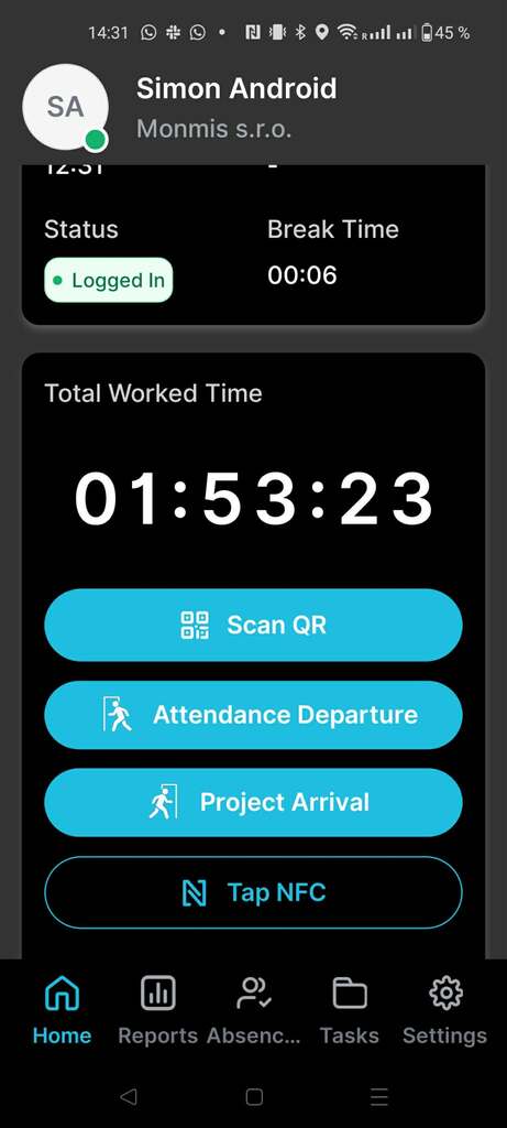 Scan via QR, NFC, or one tap